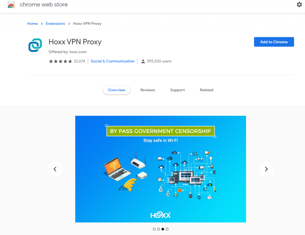 hoxx vpn extension