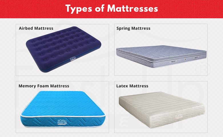 different types of mattresses adjustable air mattress
